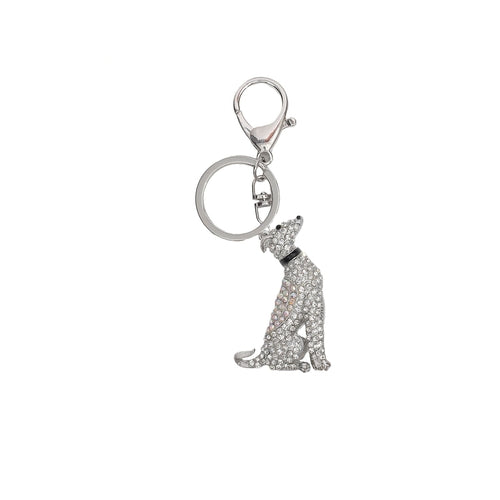 Sparkling Dog Keychain