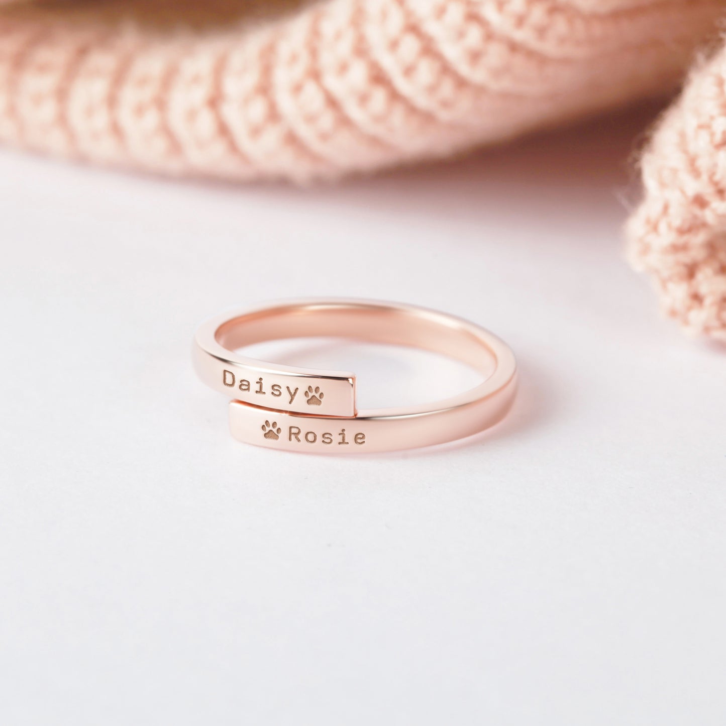 Loss of Pet Gift, Pet Sympathy Gift, Dog Mom Gift, Pet Name Ring