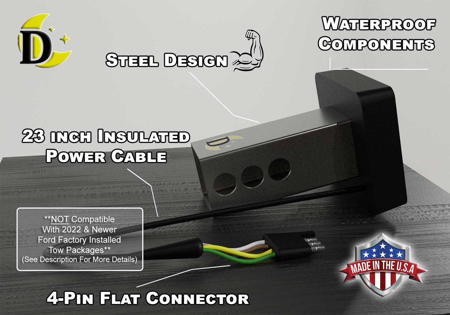 Rottweiler LED Brake Hitch Cover
