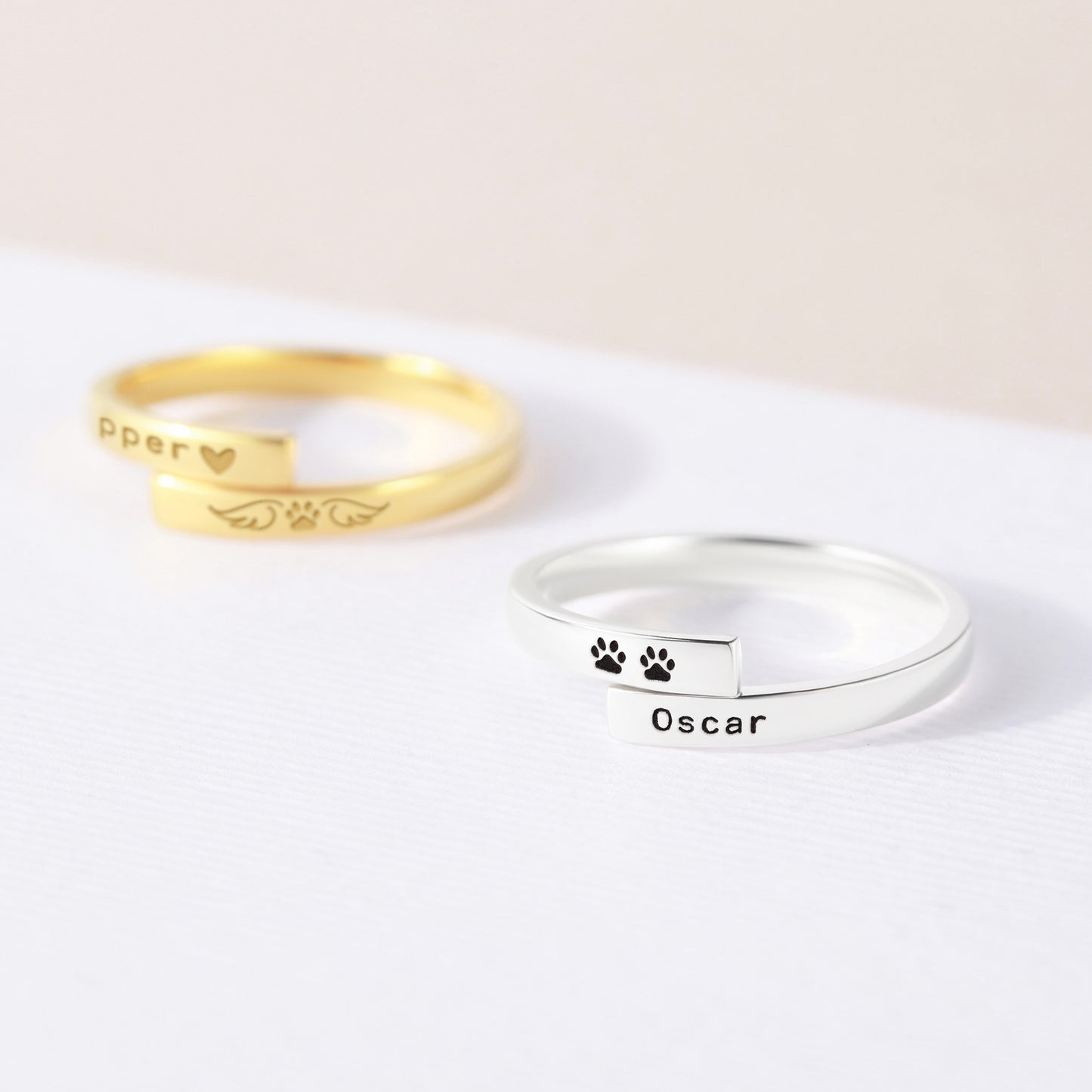Loss of Pet Gift, Pet Sympathy Gift, Dog Mom Gift, Pet Name Ring